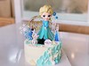 【ELSA主题蛋糕】(插牌装饰随机) 商品缩略图1