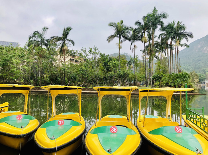 平湖泛舟2大2小亲子游船套票30分钟