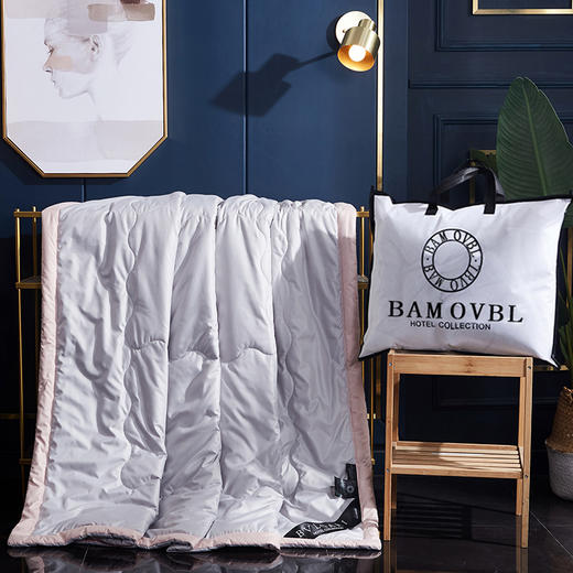 【升级水洗真丝夏被】纯色裸睡亲肤空调夏凉被 可水洗丝滑单双人空调被 商品图1