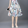KJL-019夏季新款印花中长款高腰雪纺半身裙 商品缩略图2