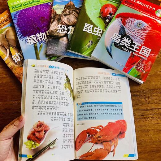 写给儿童的百科全书 全6册 彩图注音版 动物世界大百科 6-12岁 少儿图书科普类 鸟类王国周岁海底 恐龙书海洋植物帝国 商品图9