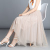 KJL-BY905夏新款高腰松紧不规则纱裙半身裙 商品缩略图0