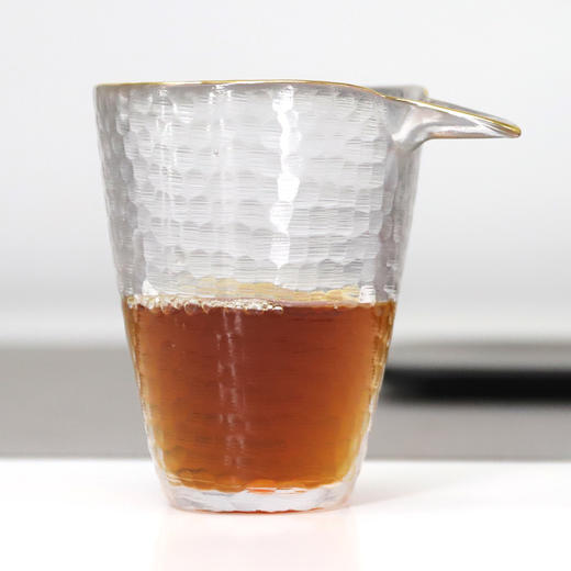鱼鳞纹玻璃公道杯 商品图1
