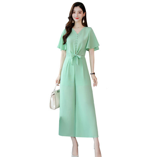 WZNH-HMQY2061夏季新款时尚气质气质简约通勒两件套 商品图4