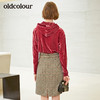 oldcolour连帽金丝绒卫衣女L34023420 商品缩略图1