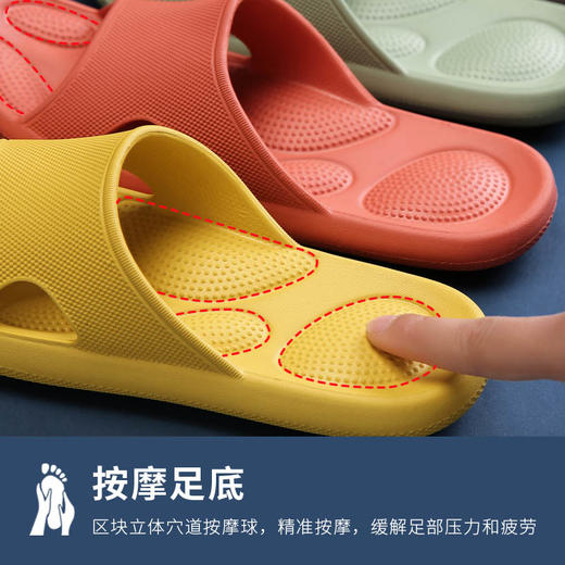 【除臭+按摩 细腻呵护足部】银离子除臭按摩拖鞋 商品图3