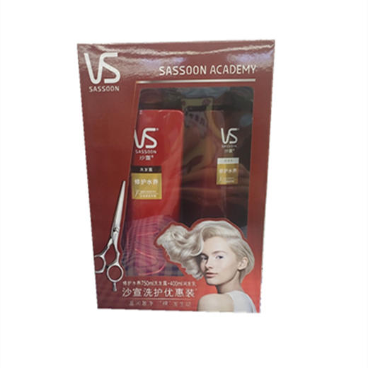 沙宣修护水养洗护礼盒装750ml+400ml 商品图0