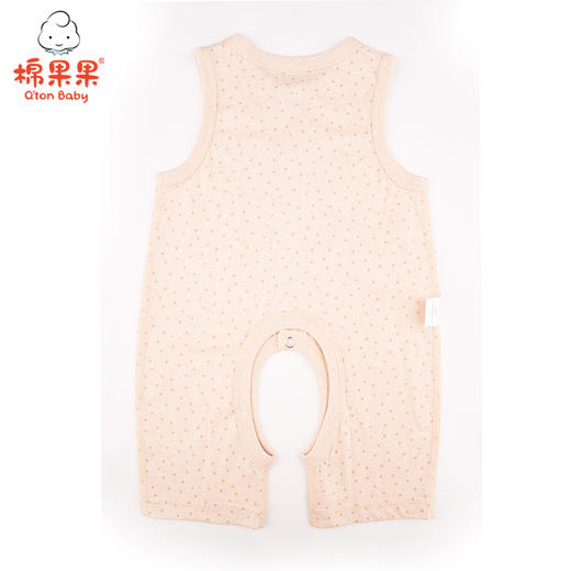 棉果果夏季新疆彩棉纯棉背心开裆连体衣连身衣哈衣连身衣哈衣M201725120207 商品图1