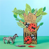 植树节手工diy儿童制作材料包大树与昆虫小精灵幼儿园立体贴画 商品缩略图2
