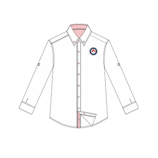淮阴师院附中-男女长袖衬衫 商品图0