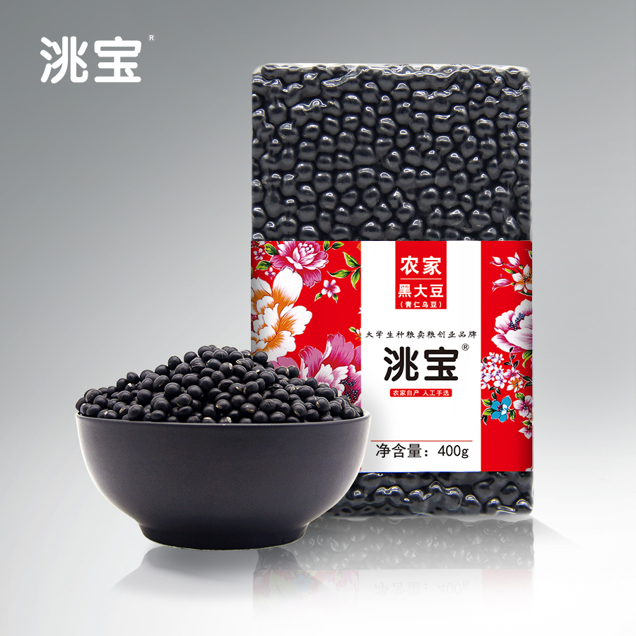 洮宝 农家系列黑大豆400g