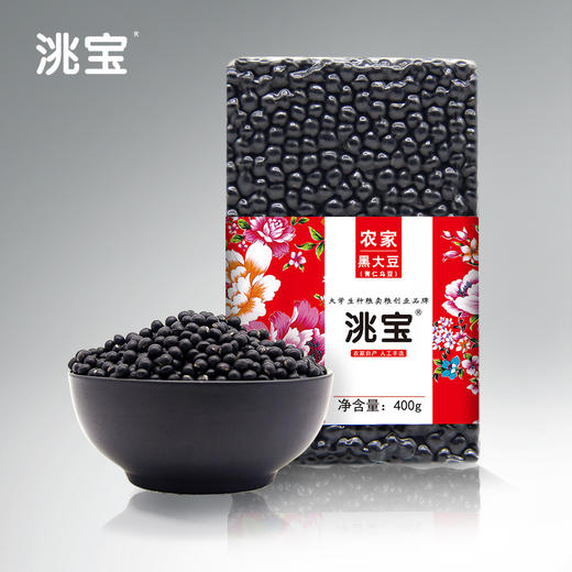 洮宝 农家系列黑大豆400g 商品图0