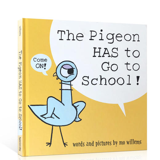 英文原版进口绘本 the pigeon has to go to school 鸽子去上学小猪