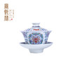 宝瓷林青花斗彩蝙蝠花卉纹5头茶具 商品缩略图4