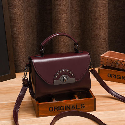 AML-MX-X201网红港风女士斜挎复古百搭单肩小方包 商品图5