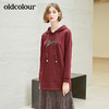 oldcolour连帽中长款卫衣女L34023423 商品缩略图0