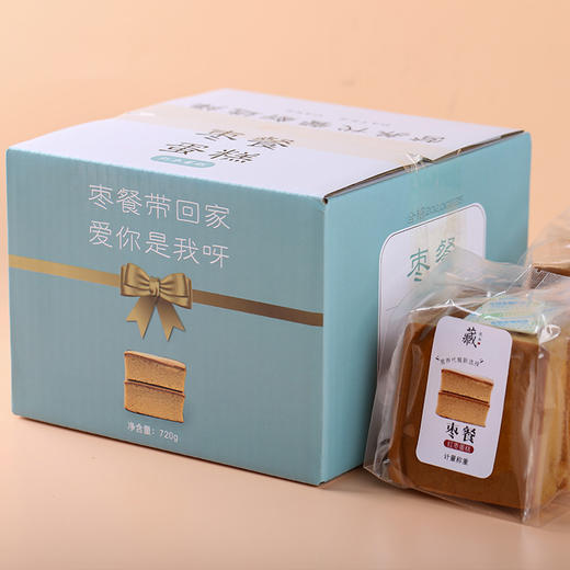 【枣餐蛋糕】 轻油红枣蛋糕 简食快餐 早餐好搭档 来自山东德州的乐陵金丝小枣原料 五颗枣加工一块蛋糕 红枣味浓郁 商品图3