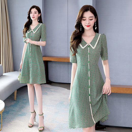 WZNH-MLJL2056英伦风格气质时尚潮流连衣裙 商品图0
