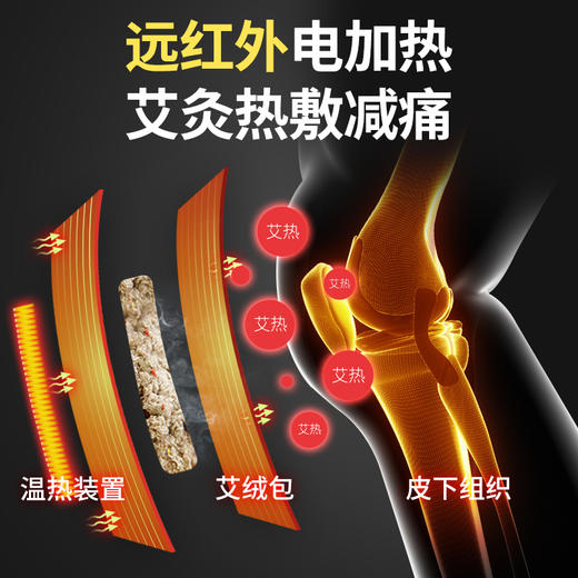 电加热艾灸护膝1对-礼盒装 商品图1