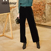oldcolour宽松直筒舒适长裤女保暖高腰时尚女裤 商品缩略图1