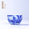 宝瓷林青花柴窑竹林七贤缸杯 商品缩略图2