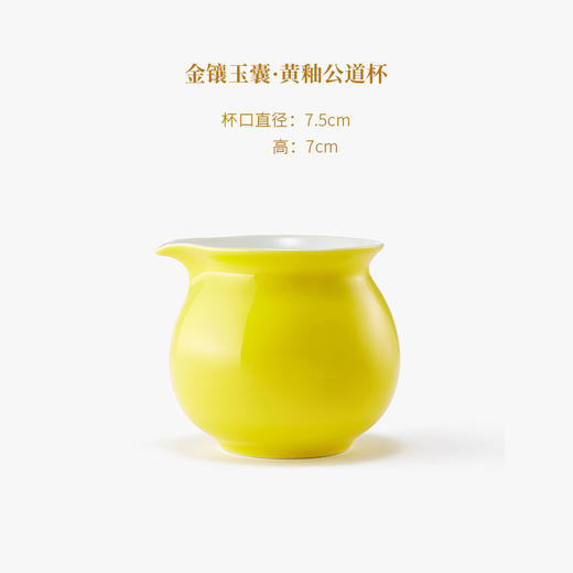 【皇家器象】黄釉茶器套装璞玉流金 商品图3