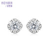 拥爱系列白色18K金钻石耳饰DE0368 商品缩略图1