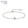拥爱系列白色18K金爪镶钻石年轻女士手链 DB021401 商品缩略图0