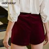 oldcolour休闲短裤女舒适高级感女裤L31071129 商品缩略图1