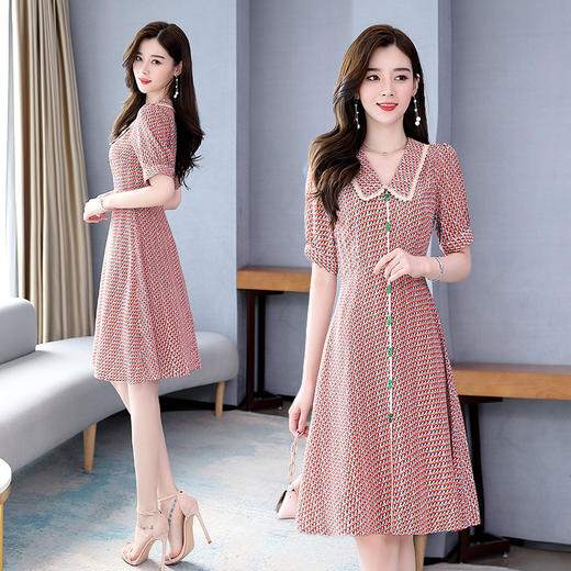 WZNH-MLJL2056英伦风格气质时尚潮流连衣裙 商品图2