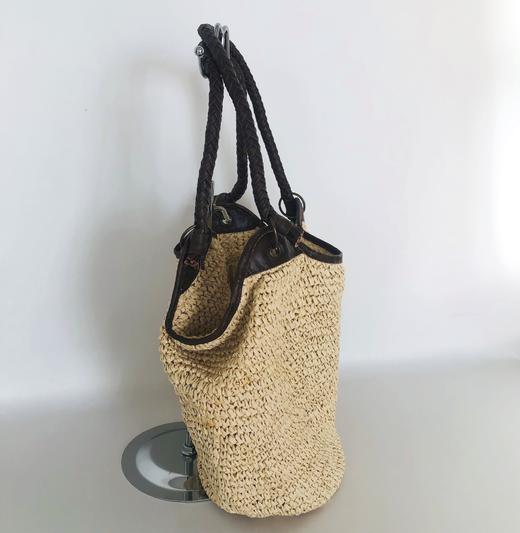 忌平庸日本奢侈品女士手提包免税店特价dutyfree草编包青春有lisa