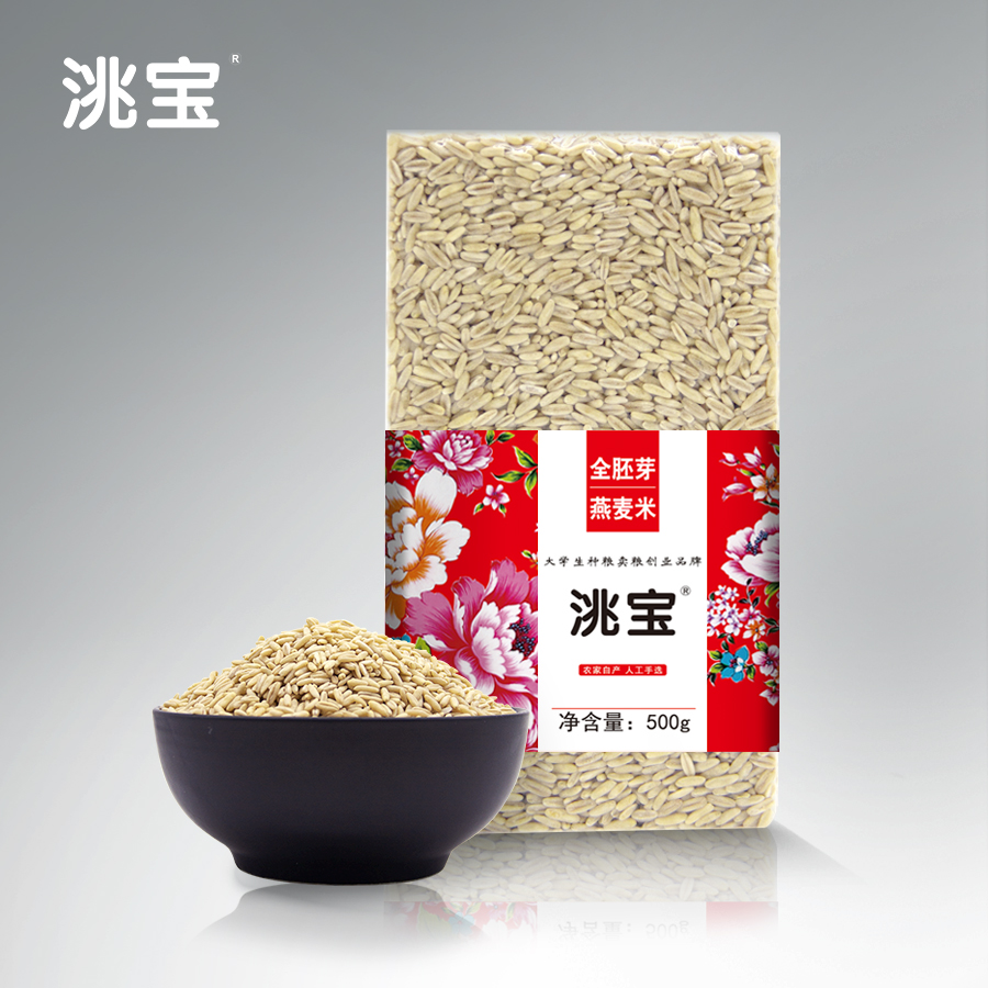 洮宝 农家系列全胚芽燕麦米500g