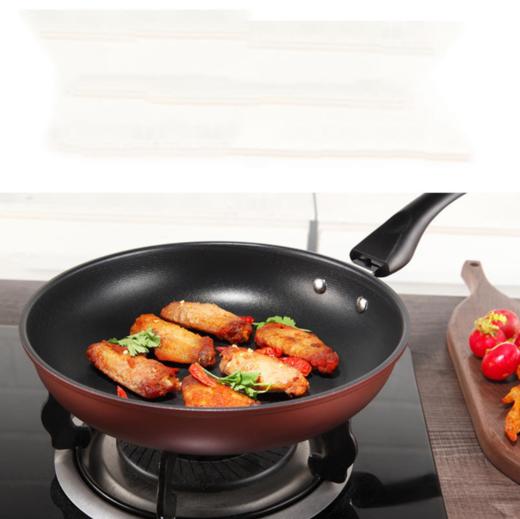 【炒锅】锅具套装不粘锅三件套燃气灶电磁炉适用家用煎汤锅炒锅组合 商品图1