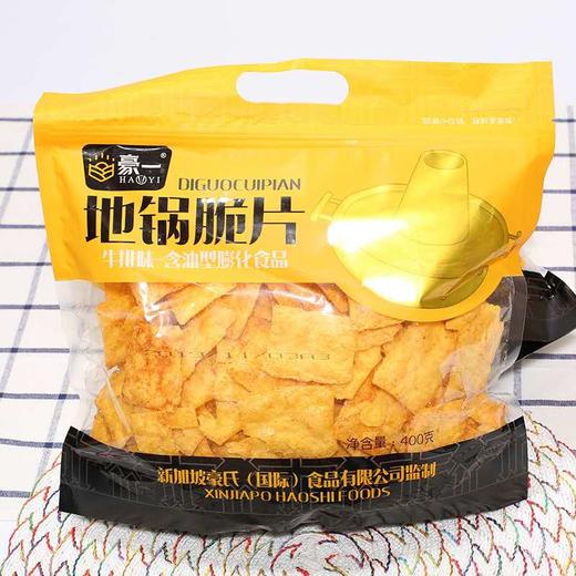 豪一地锅脆片牛排味400g1袋 商品图1