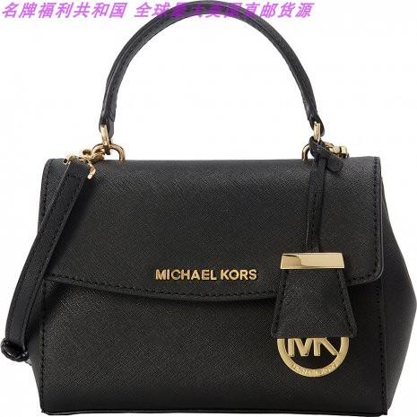 Michael Kors/MK迈克科尔斯AVA女士黑色真皮迷你单肩斜跨手提包JPY带授权招加盟代理 商品图1