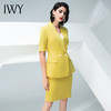 IWY/黄色五分袖西服长裤半裙套装C10226+P10226 商品缩略图6