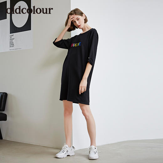 oldcolour欧珂新品商场同款夏休闲时尚连衣裙 商品图4