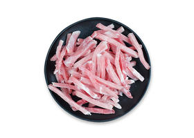 切配猪肉丝 200g