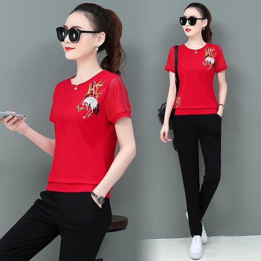 SP-1617806夏季新款韩版时尚洋气显瘦两件套套装 商品图2