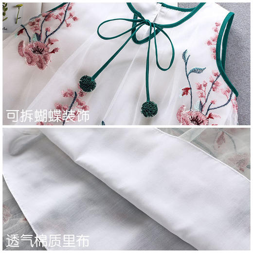 ALBL-2001夏装新款小女孩韩版公主裙儿童学生沙滩裙 商品图3