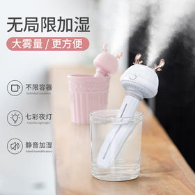 【usb甜甜圈加湿器】迷你喷雾旅游便携创意矿泉水瓶生活电器加湿器