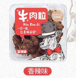 富崎乐香辣味牛肉干168g 商品图0