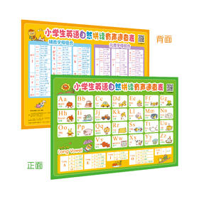 小学生英语自然拼读有声速查表