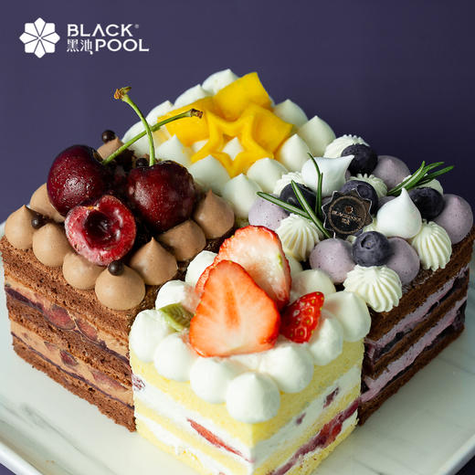 【4重美味，1次独享   缤纷鲜果软忌廉】当季水果融入法国铁塔淡奶油（广深） 商品图1