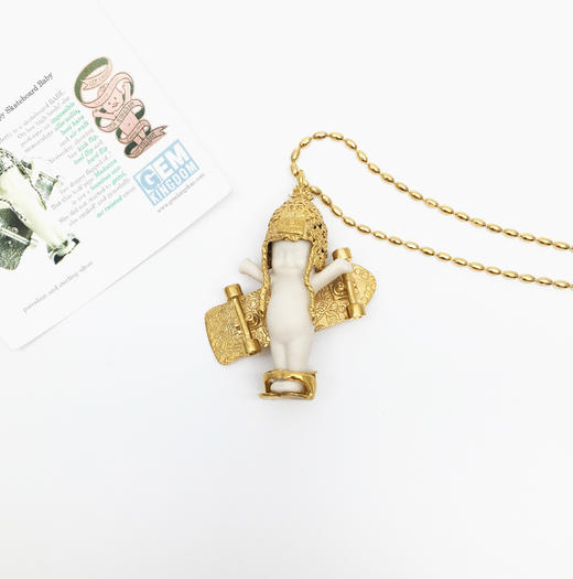 北京仓｜Gem Kingdom-Skateboard Baby-项链［荷兰设计师］ 商品图0