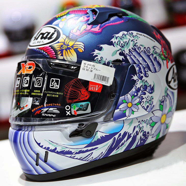 日本进口araixd东瀛龙四季防雾全盔跑盔头盔