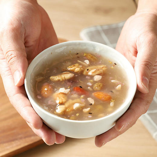 买2送1古扎味桂花坚果藕粉羹500g营养早餐汉川饱腹西湖代餐粉水果干
