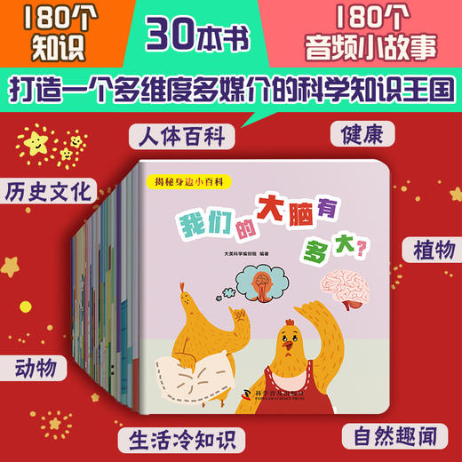 《揭秘身边小百科》共30册 扫码听音频 儿童小百科大全 商品图5