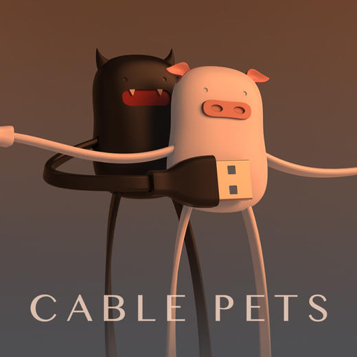 Cable pets 萌宠三合一多头数据充电线 商品图4