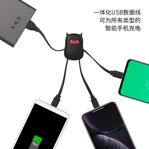 Cable pets 萌宠三合一多头数据充电线 商品图3